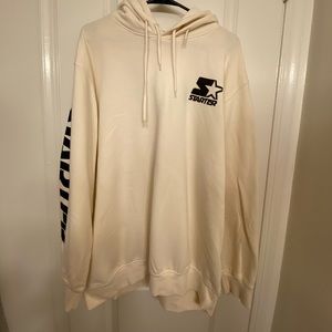 Oversized sweatshirt hoodie dress